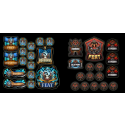 Warmachine 2 Player Starter Full Token Set (Featuring Cygnar Hellslingers & Khador SKS-6)