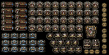 Khador Old Umbrey MK4 Written Token set (Limited Edition)  
