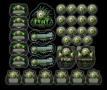 Cryx: Necrofactorium Writeable Token Set