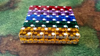 19mm Casino Dice x 5 (Various Colors)
