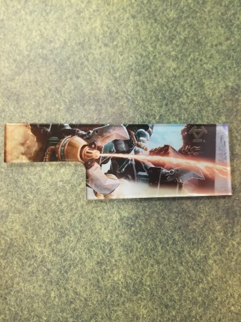 Privateer Press Licensed Crucible Guard Extended Measuring Template