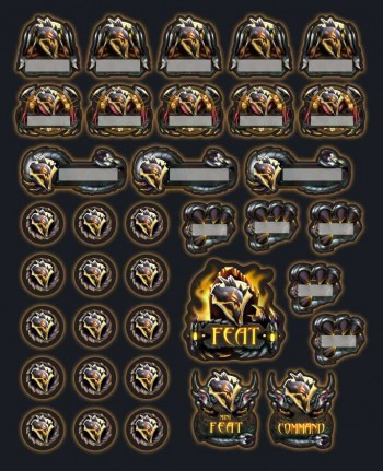 Khymaera: Shadowflame Shard Writeable Token Set