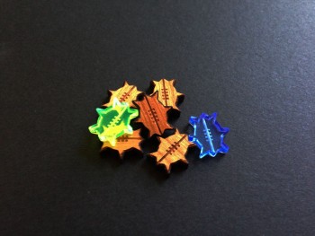 Blood Bowl Compatible Spiked Footballs (3)