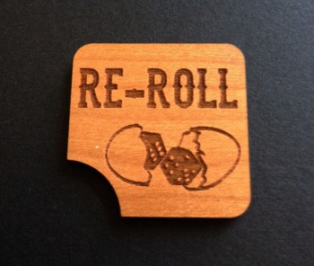 Blood Bowl Compatible Re-Roll Token