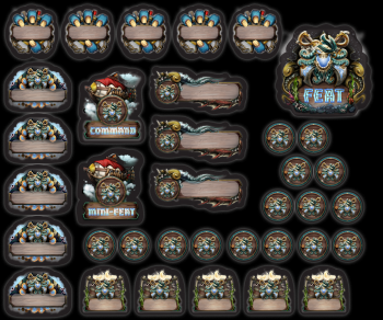 Southern Kriels: Brineblood Marauders Writeable Token Set