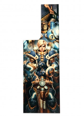 Privateer Press Licensed Cygnar Extended Measuring Template