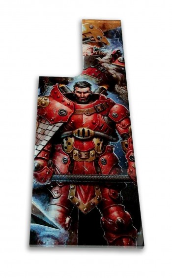 Privateer Press Licensed Khador Extended Measuring Template