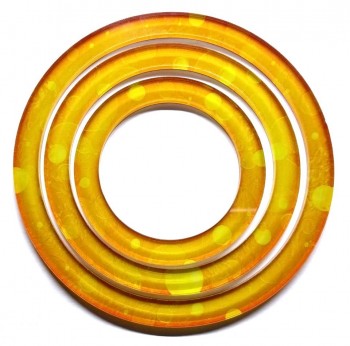 Limited Edition Gold - Full Art Acrylic Area of Effect Rings Set