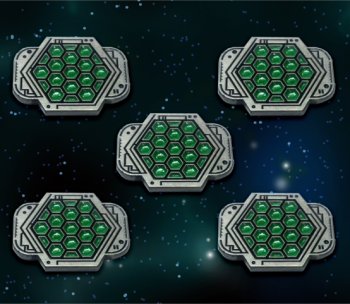 X-Wing Compatible Metal Imperial Shield Tokens (5-pack)