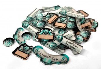Officially Licensed Privateer Press Retribution of Scyrah Company of Iron Token Set