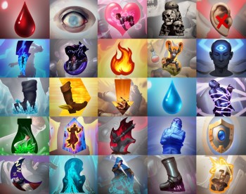 Pathfinder Compatible Game Master Status Effect tokens (25)