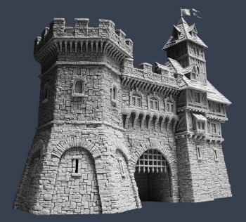 Tabletop World Town Gate