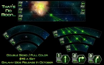 X-Wing 2.0 Compatible Full Art Imperial Movement Templates