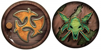 Privateer Press Licensed Hordes - Trollbloods Mercenaries and Minions Tokens Upgrade Set