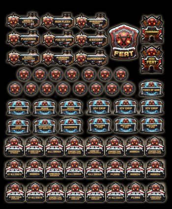 Khador: Winter Korps MK4 Full Token set (Limited Edition)  