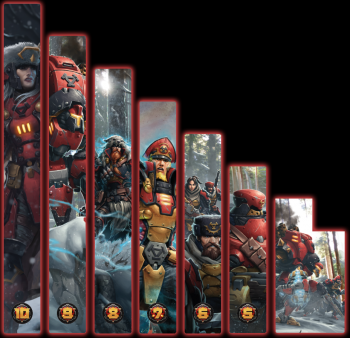 Khador Winter Korp WARSticks & Measuring Widget